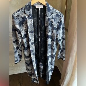 Philosophy Midi Jacket. NEVER WORN. Lace detailing. Women’s Small. Winter jacket